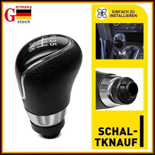 Gang schaltknauf schwarz - 6-gang,